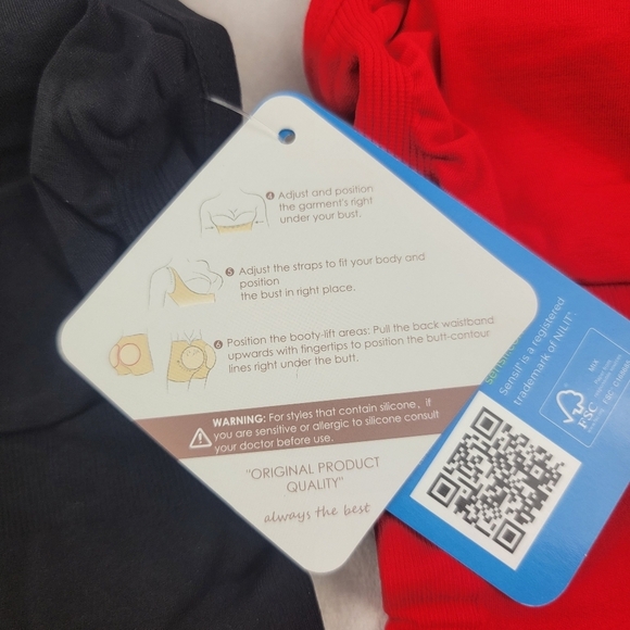 NWT Sensil slimming & smoothing body shaper bodysuit thong set of 2 XS/S I24 - Picture 2 of 5